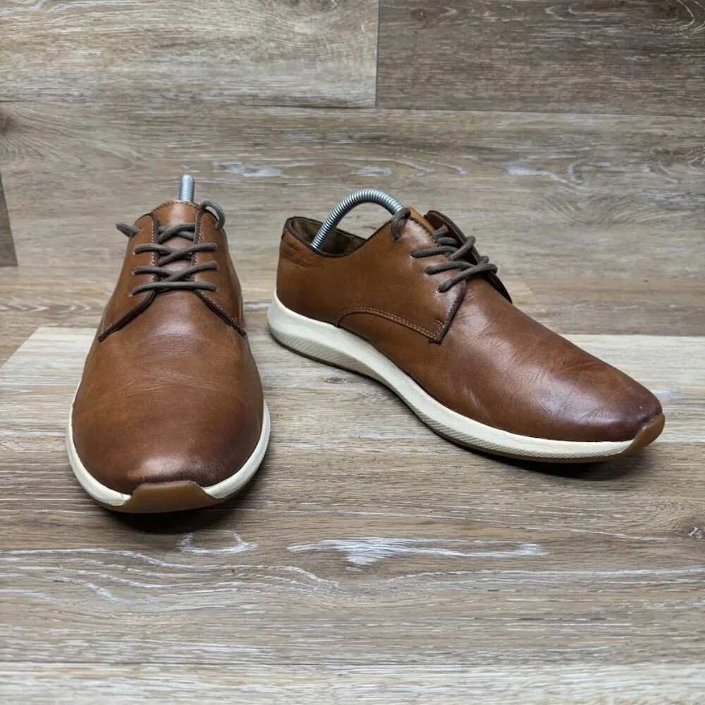 Vince Camuto Ehen Brown Leather Oxford Men's Size 9